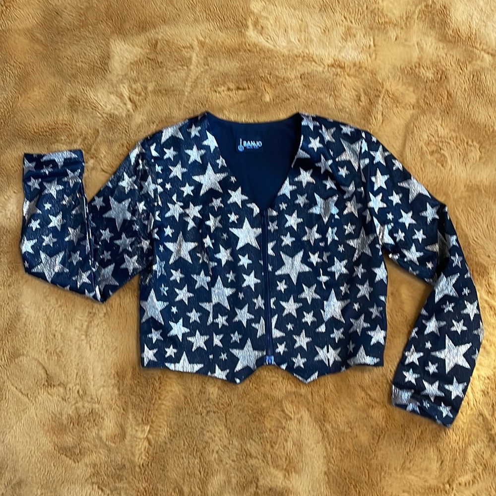 *Dollywood Vibes* vintage gold star jacket